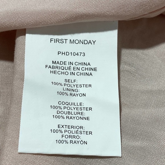 ANTHRO First Monday Pink Floral Ribbed Skirt Dress - Picture 12 of 12